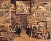 Archduke Leopold Wilhelm In His Gallery - 小大卫·特尼尔斯